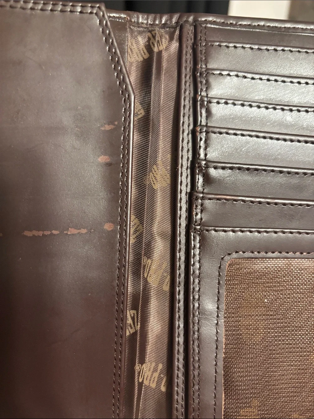 Zep-Pro leather Camouflage Wallet with Brass Snap